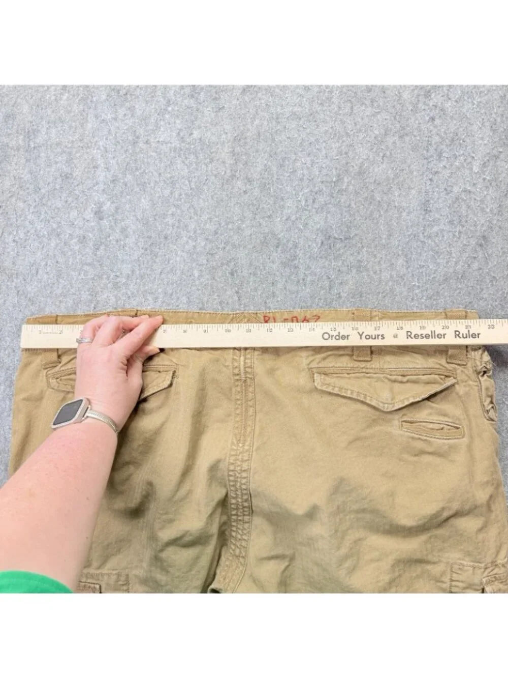 Polo Ralph Lauren Cargo Pants Men 42 x 30 Beige Paratrooper Military Adjustable